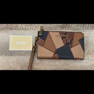 Michael Kors Patchwork Wristlet